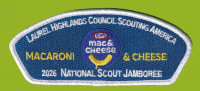 Laurel Highlands Council 2026 Jamboree Set (Mac N Cheese) White Laurel Highlands Cncl #527