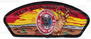 Patch Scan of Texas Southwest Council Eagle Scout CSP