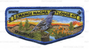 Patch Scan of Amangi Nacha Lodge 47 (Blue Metallic) 