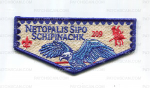 Patch Scan of Netopalis Sipo Schipinachk 209 Jamboree flap
