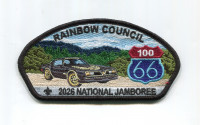 Rainbow Council 2026 NJ black car JSP black border Rainbow Council #702