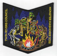 Kittan Lodge Monster Mashoree 2025 pocket patch Twin Rivers Council #364