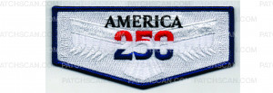 Patch Scan of America 250 Flap (PO 103725)