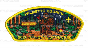 Patch Scan of Palmetto Council 2026 Jamboree - Bigfoot