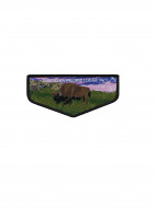 Southern Prairie Lodge 14 flap Last Frontier Council #480 merged with Cimmaron Council
