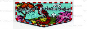 Patch Scan of 2026 Cardinal Conclave Flap (PO 103605)