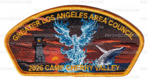 Patch Scan of Greater Los Angeles Area Council 2026 Camp Cherry Valley CSP