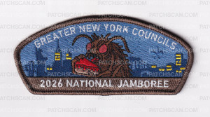 Patch Scan of Greater New York Councls 2026 National Jamboree Set (Creatures of New York City)