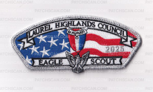 Patch Scan of Laurel Highlands Council Eagle Scout CSP