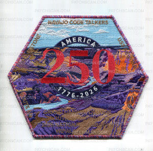 Patch Scan of Grand Canyon Council 2026 NJ Center patch rwb bdt