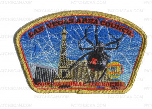 Patch Scan of 2017 National Jamboree - Las Vegas Area Council - Black Widow 