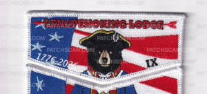 Patch Scan of Lenapehoking Jamboree Pocket Set