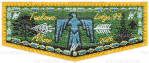 Patch Scan of TONKAWA LODGE ALUMNI FLAP