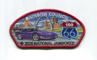 Rainbow Council 2026 NJ purple car red bdr Rainbow Council #702