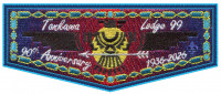 TONKAWA LODGE 90TH ANNIVERSARY FLAP Capitol Area Council #564