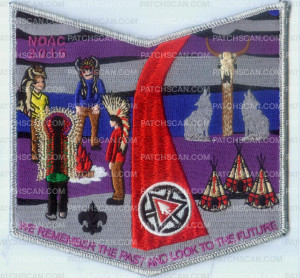 Patch Scan of CIMARRON NOAC POCKET PATCH METALLIC SILVER