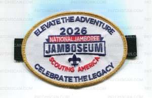 Patch Scan of Jamboseum 2026 National Jamboree armband