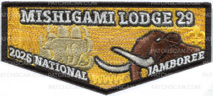 Patch Scan of MCC MISHIGAMI LODGE NATIONAL JAMBOREE 2026 FLAP