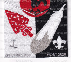 Patch Scan of Comanche Lodge 254 G1 Conclave Pocket Set