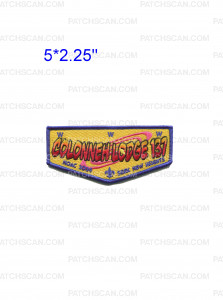 Patch Scan of Colonneh Lodge NOAC 2024 Ninja - Flap