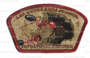 Patch Scan of 2017 National Jamboree - Las Vegas Area Council - Ants