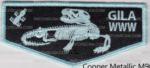 Patch Scan of Gila Lodge Skeleton Flap