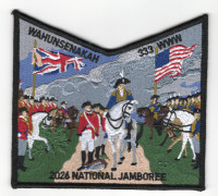 Wahunsenakah 333 2026 National Jamboree pocket patch Colonial Virginia Council #595