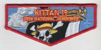 Kittan 19 2026 National Jamboree flap red border Twin Rivers Council #364