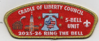 COL 5-BELL UNIT CSP 2025-26  Cradle of Liberty Council #525