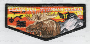 Patch Scan of Totanhan Nakaha Thank you Flap