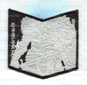 Patch Scan of Dan Beard Council 2026 Jamboree OA (Pocket Piece) Shadow (Ghosted)