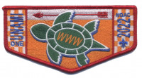 Unami One NOAC 2022 (Colored) Flap  Cradle of Liberty Council #525