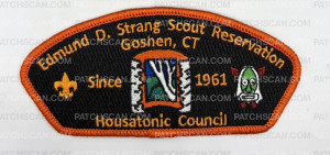 Patch Scan of Housatonic Council CSP - Edmund D. Strang Scout Reservation Since 1961