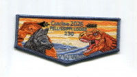 Pellissippi 230 Conclave 2026 Dino flap Great Smoky Mountain Council #557