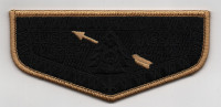 BUCKSKIN SUBDUED GOLD BORDER FLAPS Theodore Roosevelt Council #386