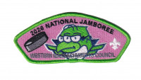 WMC National Jamboree Contingent 2026(Bird w/ 3 eyes CSP-Green) Western Massachusetts Council #234