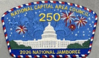 National Capital Area Council 2026 National Jamboree Contingent Patch Set National Capital Area Council #82