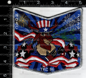 Patch Scan of Samoset Council Tom Kita Chara 96 NOAC 2019