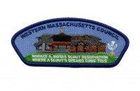Western Massachusetts Council - Early Bird Patch Blue Border Western Massachusetts Council #234