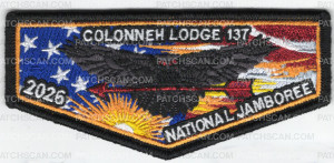 Patch Scan of Sam Houston Area Council Jamboree 2026 OA (Flap)