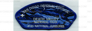 Patch Scan of 2026 National Jamboree CSP Death Valley (PO 103159)