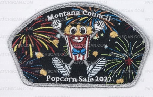 Patch Scan of Montana council popcorn csp 2022 