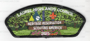 Patch Scan of LHC Heritage Reservation CSP 2025