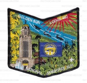 Patch Scan of Cornhusker Council Jamboree 2026 OA (Bottom)