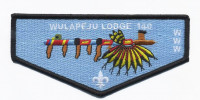 Wulapeju Lodge 140 Deer in Field Flap Blackhawk Area Council #660