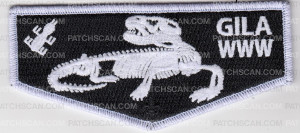 Patch Scan of Gila Lodge Skeleton Flap