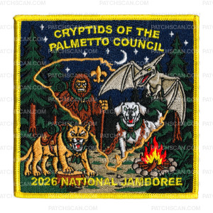 Patch Scan of Palmetto Council 2026 Jamboree - Center