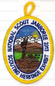 Patch Scan of X141582I NATIONAL SCOUT JAMBOREE 2013 STAFF 