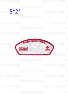 Patch Scan of Golden Empire Council 2027 NOAC Sponsor(CSP/White Ghosted)
