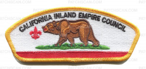 Patch Scan of California Inland Empire Council CSP gold border
